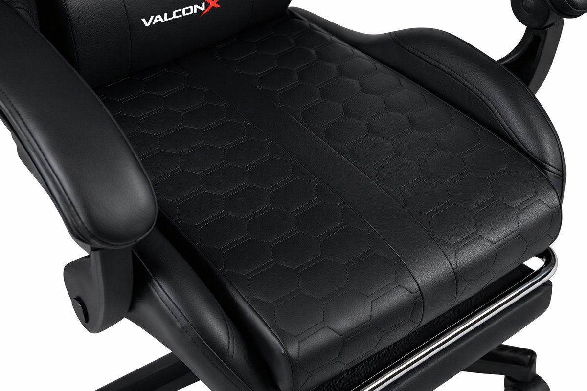 Valconx Superior - Game Stoel - Gaming Stoel - Ergonomische Bureaustoel - Gamestoel - Verstelbaar - Gaming Chair - Zwart thumbnail 5
