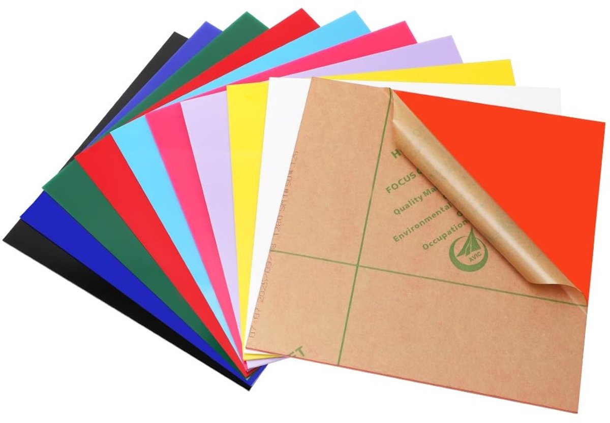 Acrylaat Plastic Bladen - 10 Kleurrijke Bladen voor Creatieve DIY