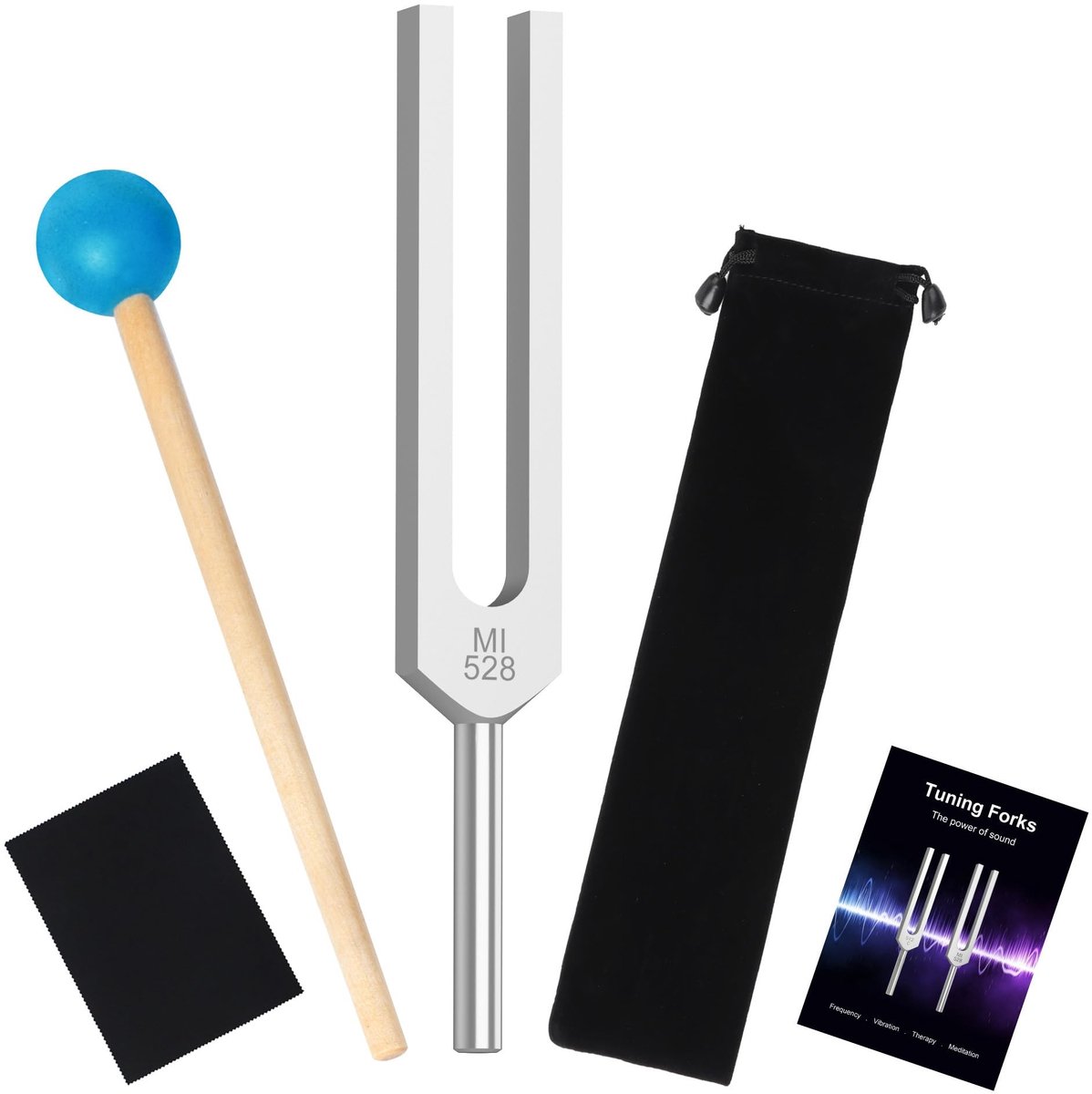 Tuning Fork 528HZ - Aluminium Legering met Siliconen Hamer