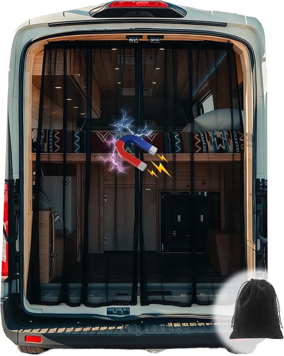 Effectieve Magnetische Insectenbescherming voor Bestelwagens zoals Ford Transit en Mercedes Sprinter
