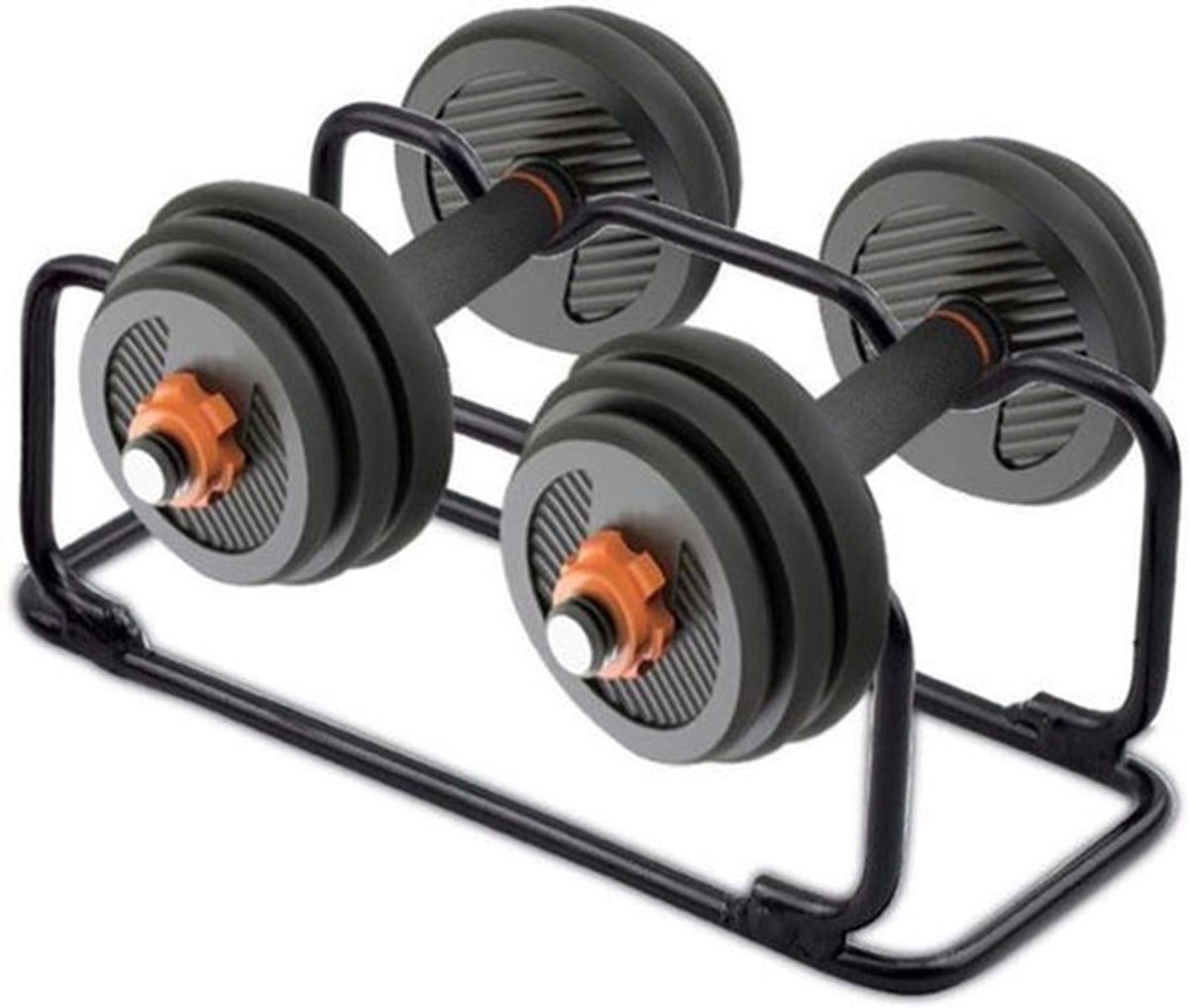 Halterrek voor thuiskantoor - compacte halterstandaard voor fitnessapparatuur