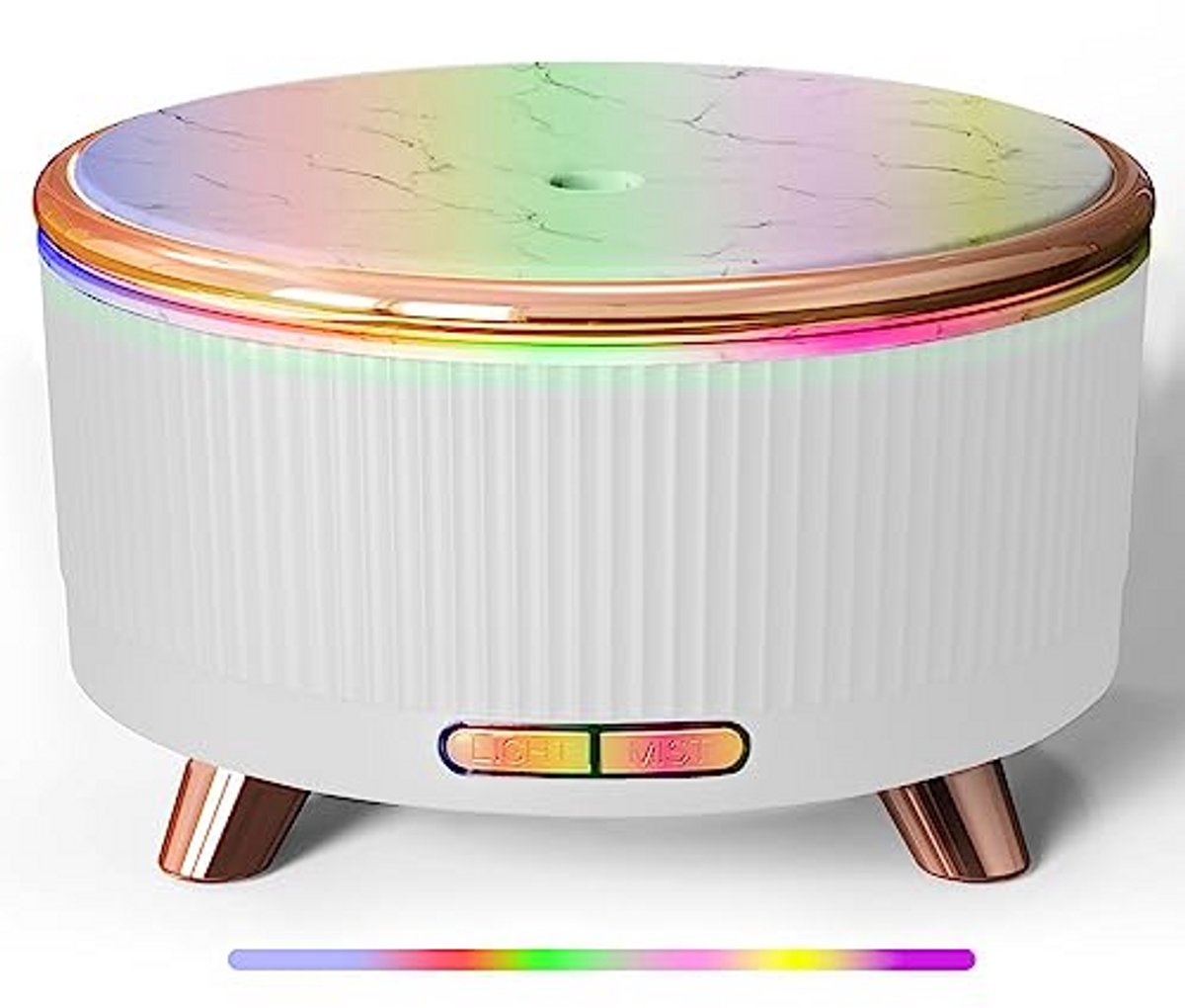 2-in-1 Luchtbevochtiger en Geurverspreider, 500 ml Watertank, Fluisterstil 25 dB, Timer, Voor Slaapkamer, Woonkamer en Kantoor