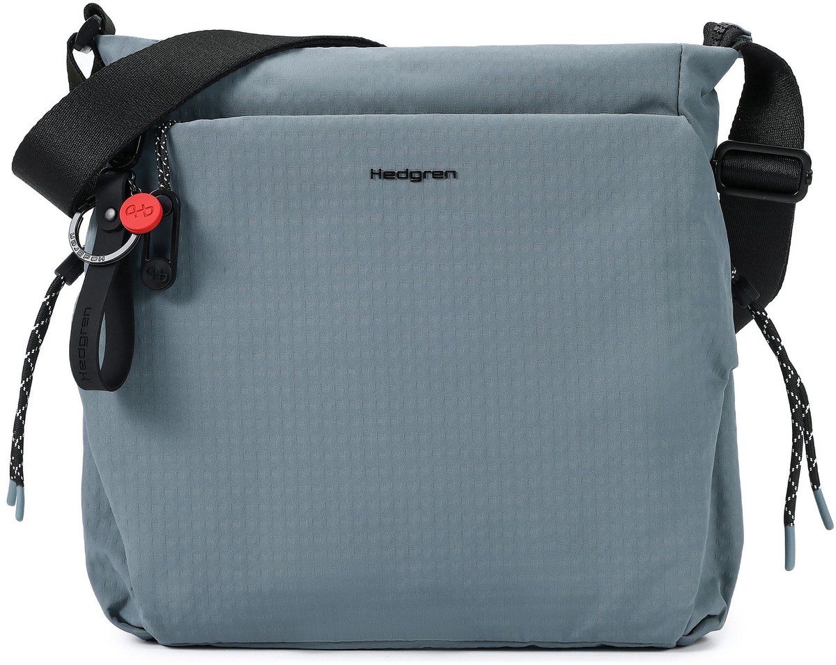 Hedgren schoudertas Makoto Crossover Square Bag Stormy Weather blauwgrijs
