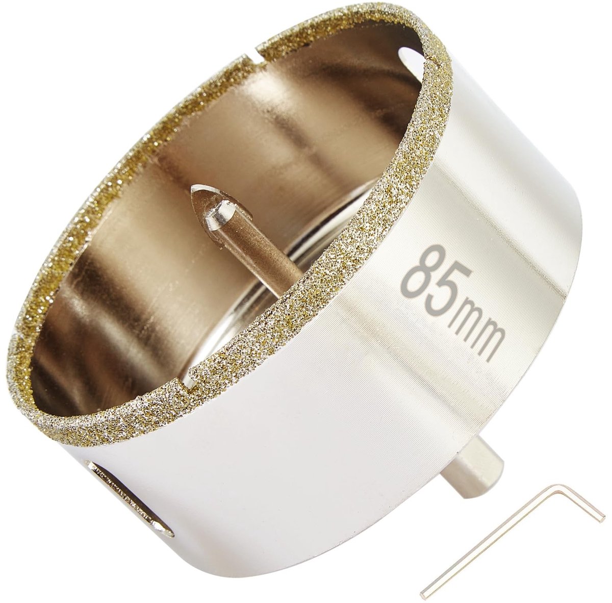 85 mm Diamant Boor met Test Bit - Voor Porselein, Graniet, Keramiek, Marmer en Glas
