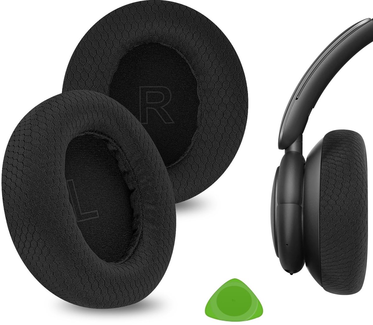 Vervangende Oorkussens voor Anker Soundcore Life Q30/Q35 - Zwart