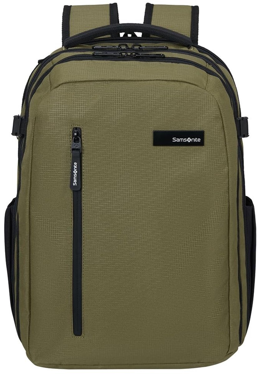 Laptop Rugzak 15.6 Inch - Uitbreidbaar en Ergonomisch - Olijfgroen
