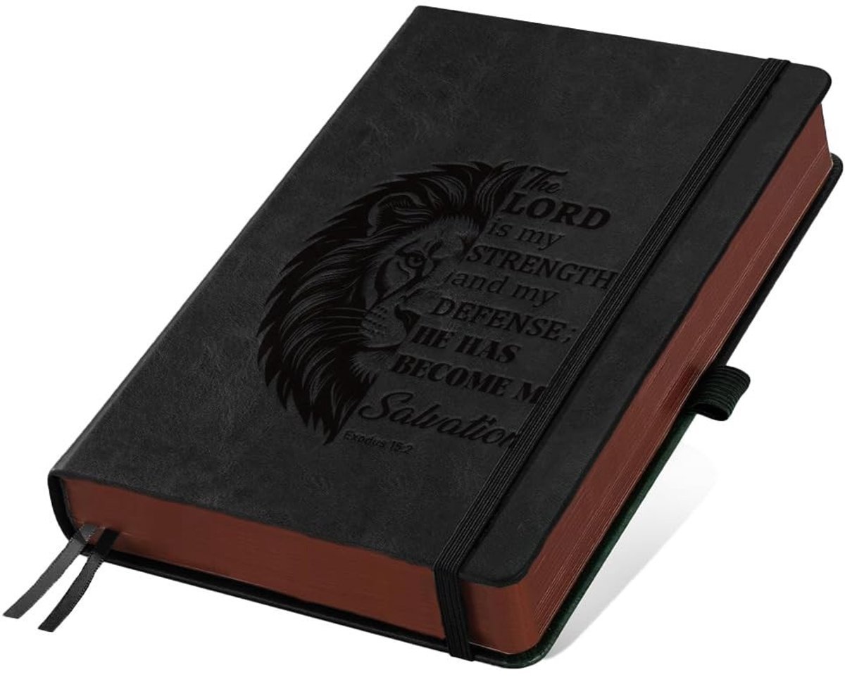 A5 Notitieboek Leeuw van Juda - Vintage Leer, 300 Pagina's