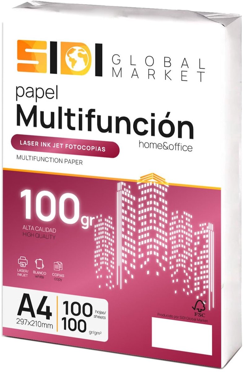 A4 Papier 100g - Multifunctioneel voor School en Werk - 100 Vellen