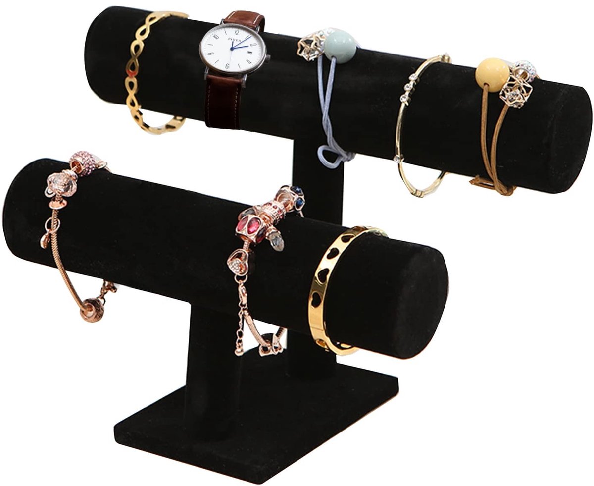 Armbandhouder - 2 Laags - Zwart