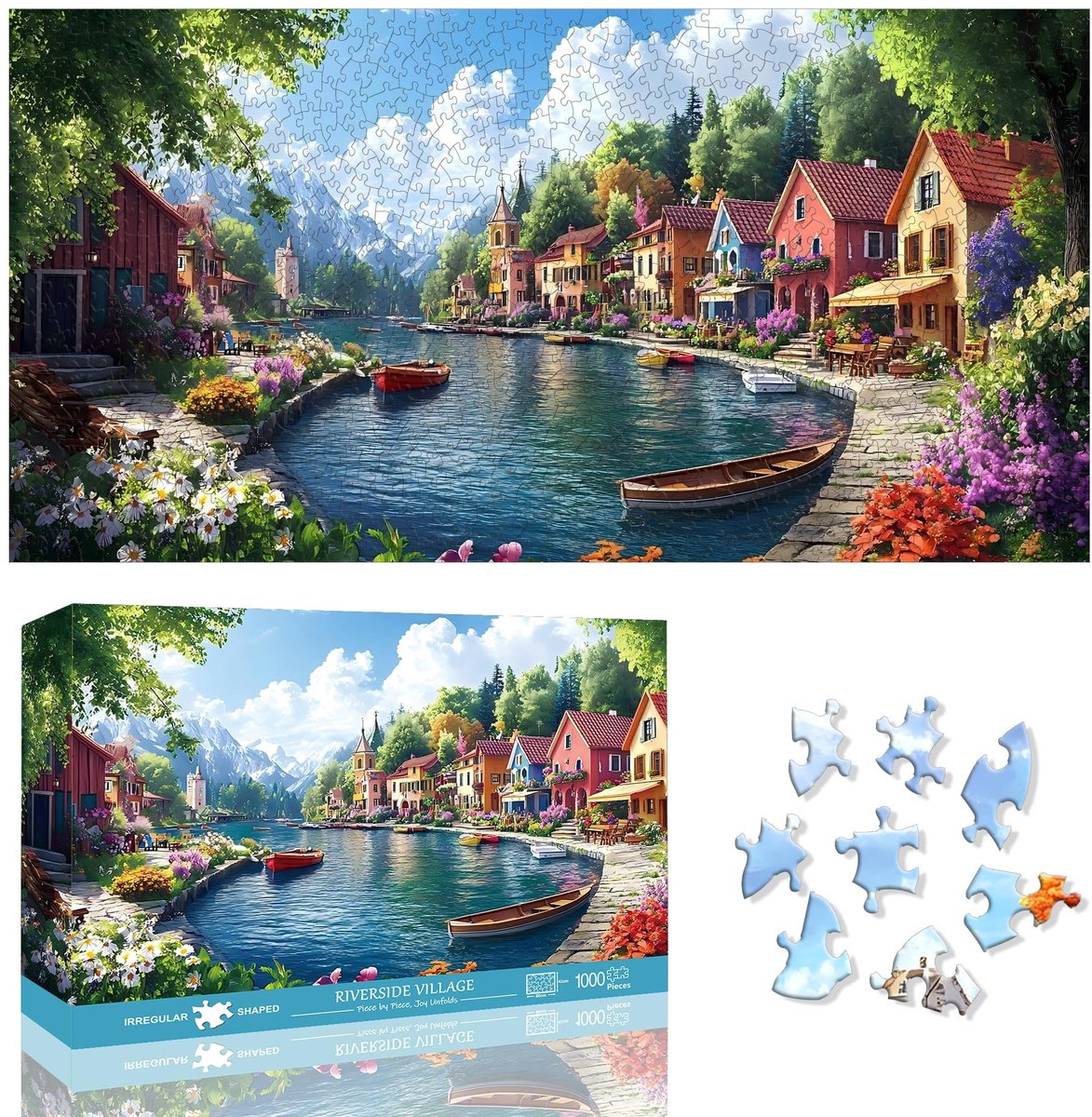 1000-delige Puzzel - Onregelmatige Vormen voor Volwassenen