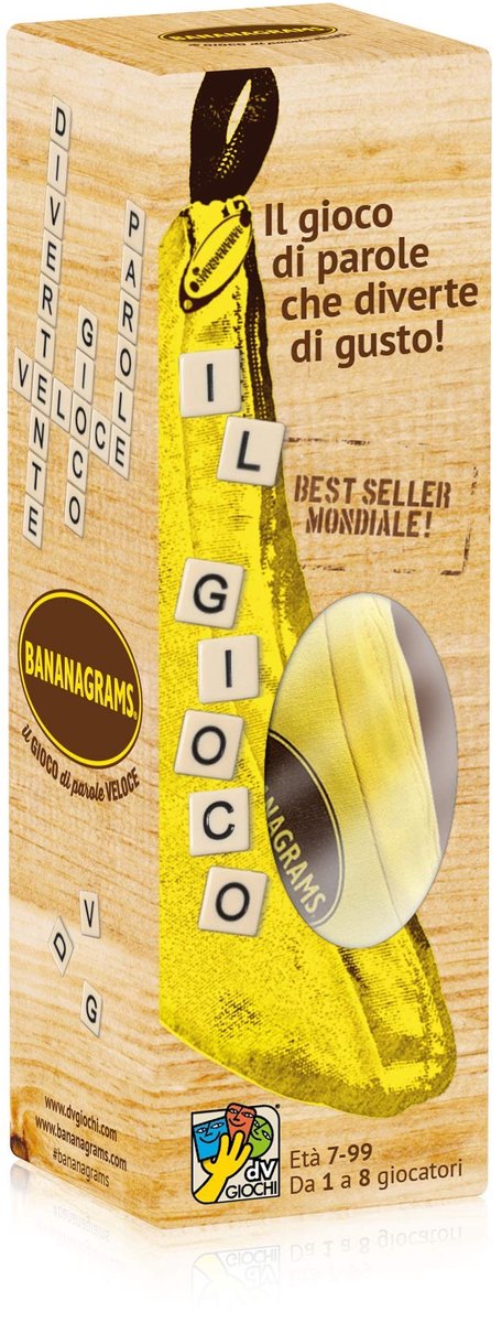 Bananagrams Spel - Italiaans, Multicolor