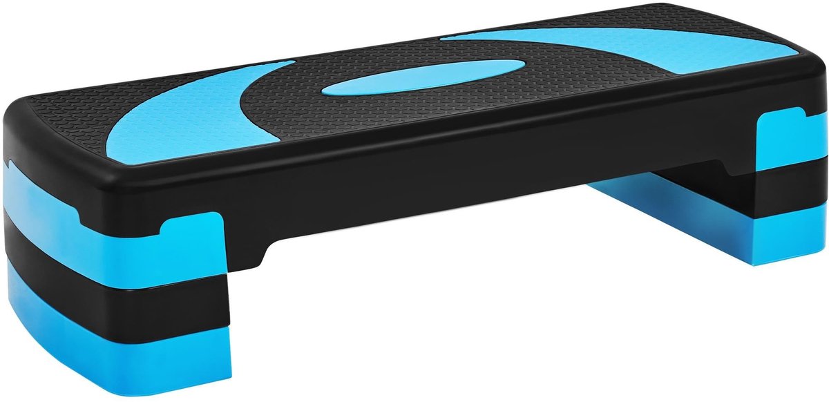Verstelbare Aerobic Stepper - Antislip Oppervlak - Blauw