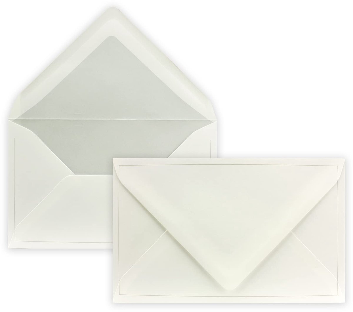 Rouwenveloppen Set van 50 - Zelfdichtend - Kleur kostbaar wit