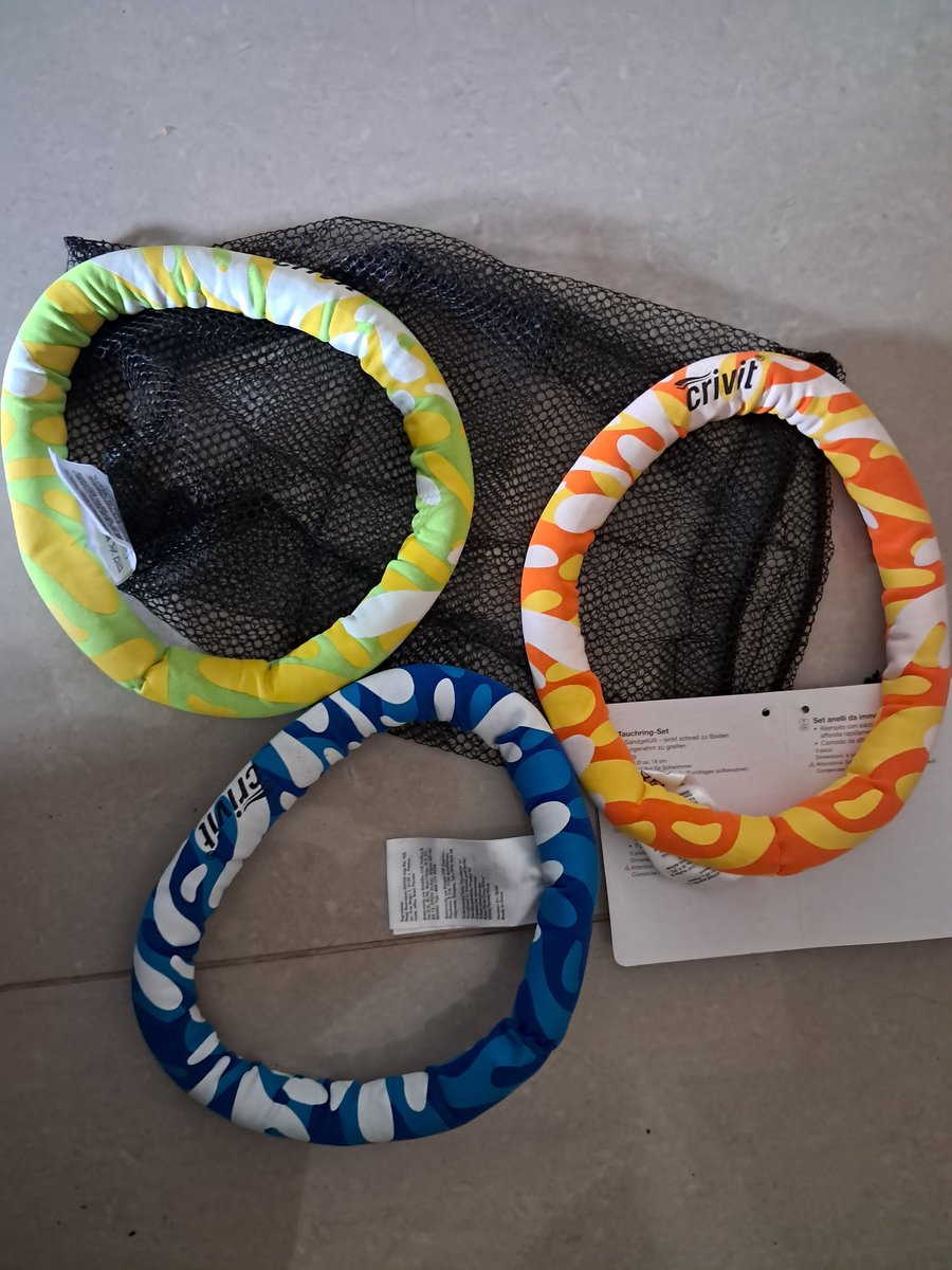 Crivit Set Duikringen 3 stuks - Gevuld met zand - 18 cm breed