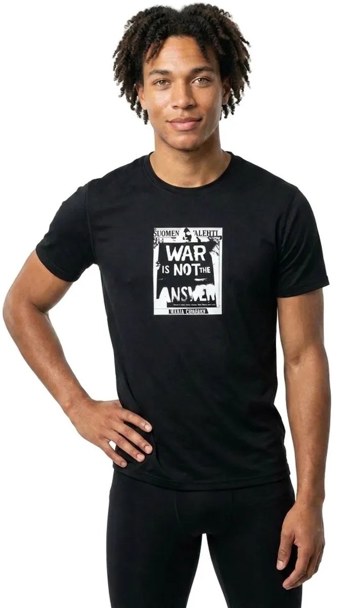Makia No War T-shirt Met Korte Mouwen Zwart L Man