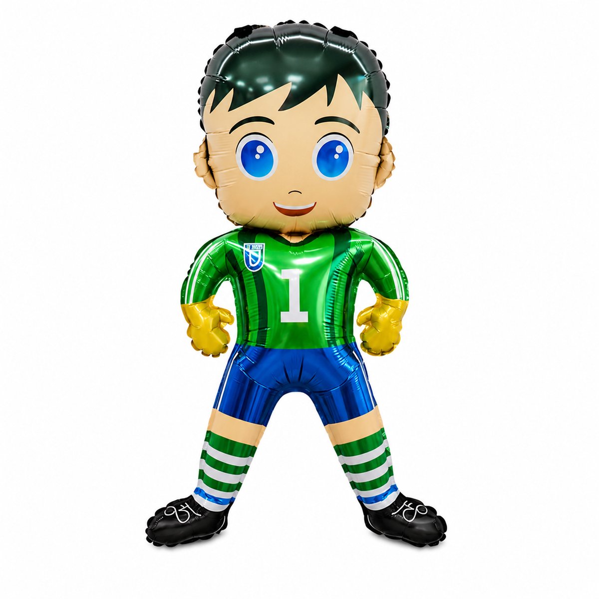 Fienosa Voetballer Folieballon – 87 cm – Staande Voetbal Ballon – Verjaardag Versiering – Lucht of Helium – Kinderfeest