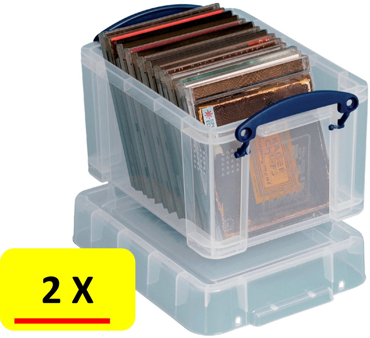 2 x Opbergbox Really Useful * RUB * 3 liter * 25 x 18 x 16 cm