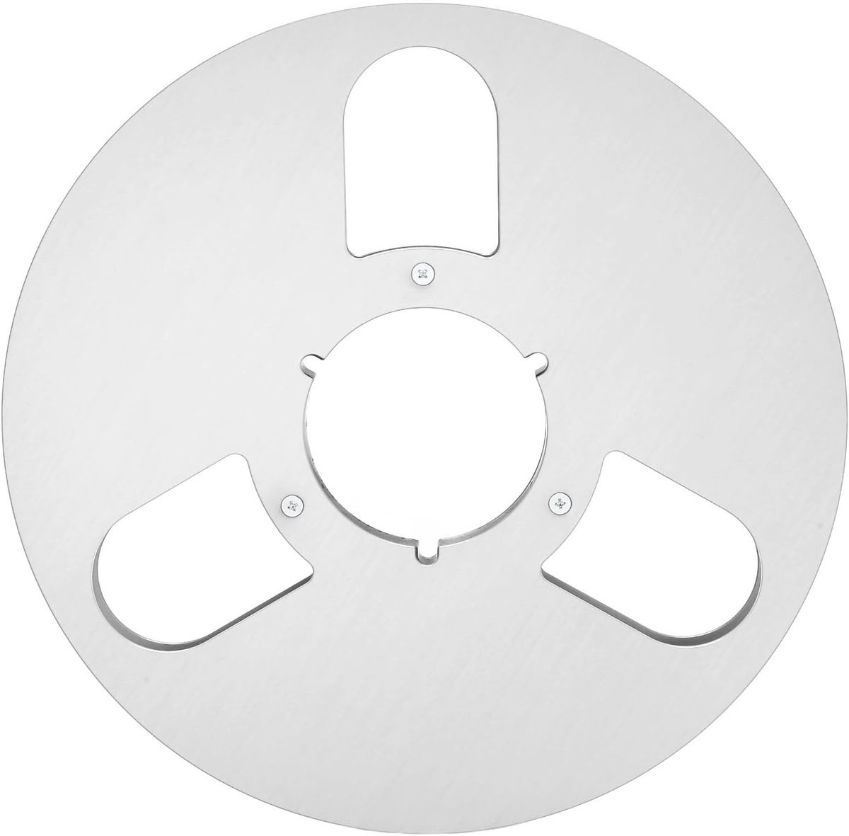 SnelShoppen - Empty Roll Up Coil 10 Inch Open Spool voor 1/4 Inch Tape - Universele Leeg Spoel voor Reel-to-Reel Tape Spelers - 3 Gaten - Geschikt voo