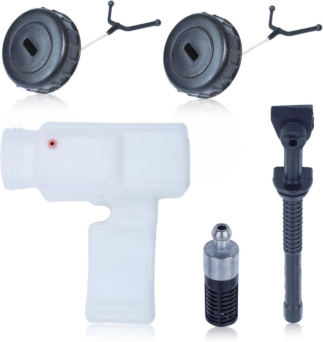 2 Brandstoftankdoppen met Oliefilter en Slang voor Stihl MS180 MS170 018 017 Kettingzaag - Vervangingsonderdelen en Accessoires