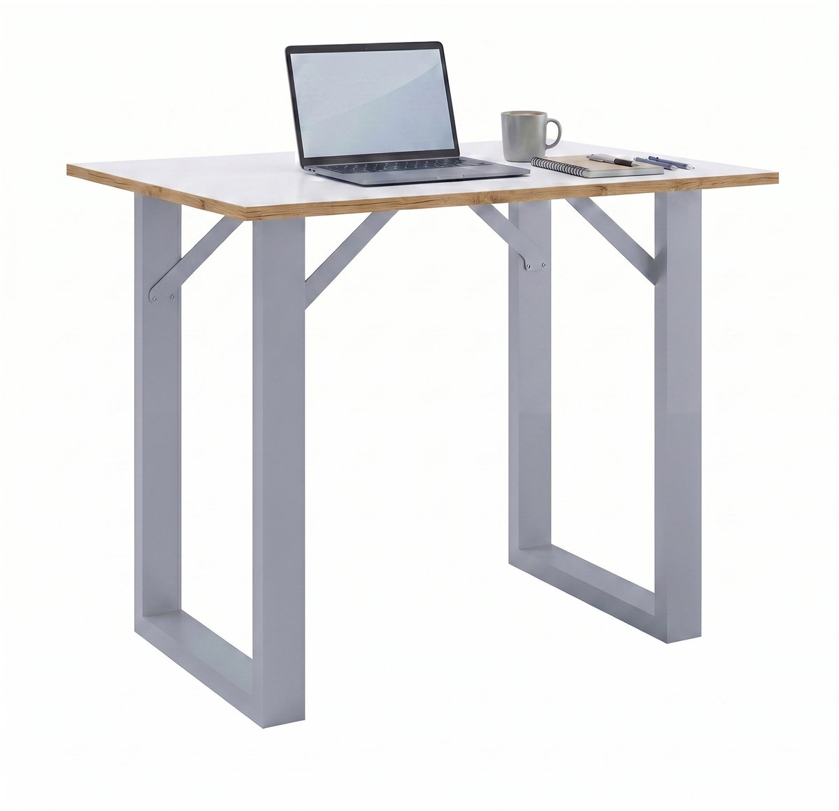 VCM Bartisch, Stehtisch und Meetingtisch, 138 x 50 x 102 cm, Hochtisch für Küche, Büro und Lounge - Salia