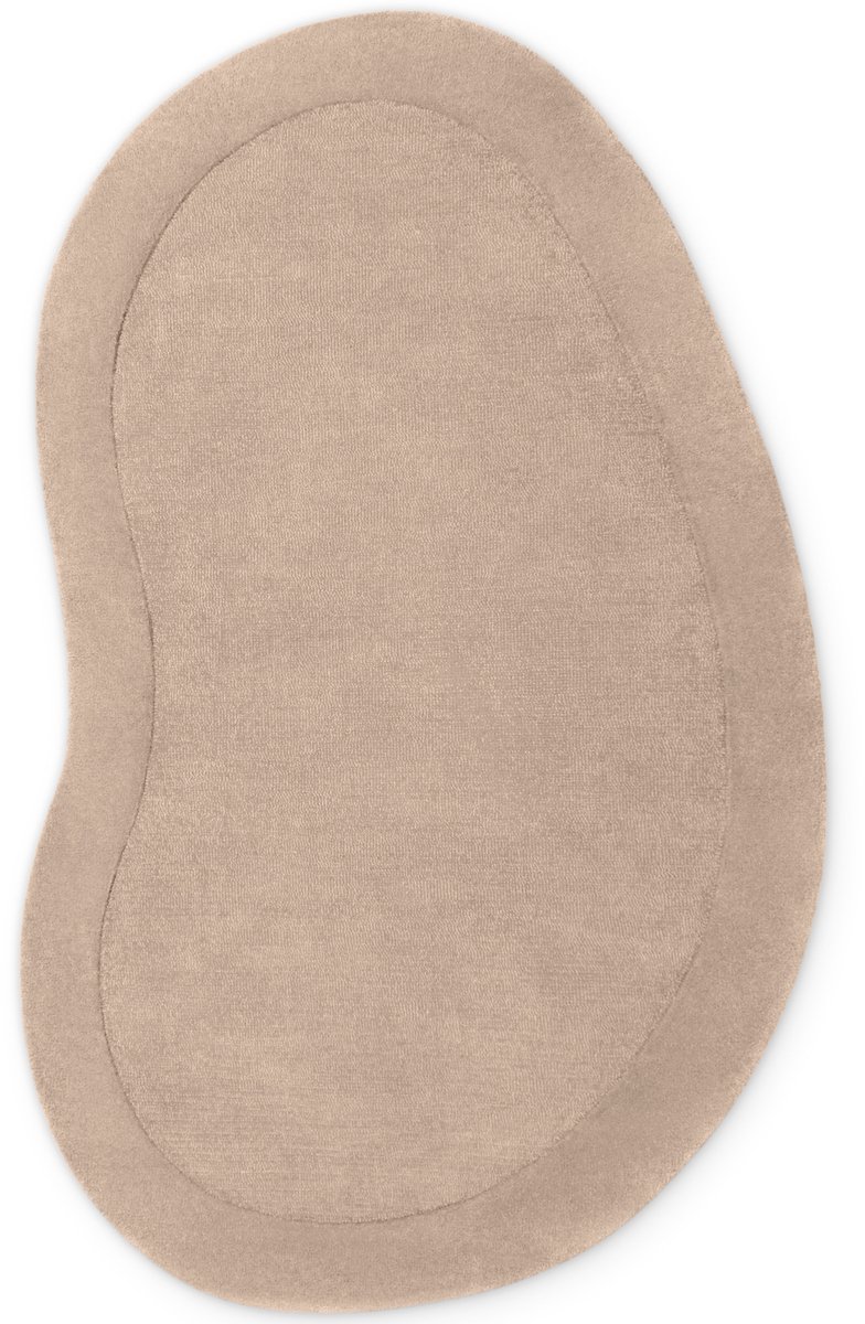 Villeroy & Boch - Organisch Wollen Vloerkleed - Kivi - Beige - Laagpolig Tapijt - 125x200 cm