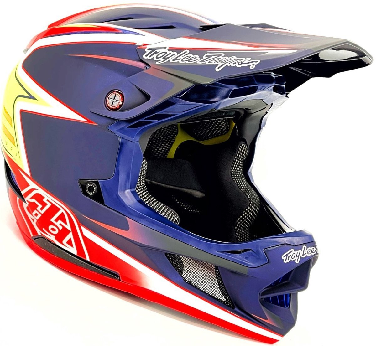 Troy Lee Designs D4 Carbon Lines Downhill Helm -