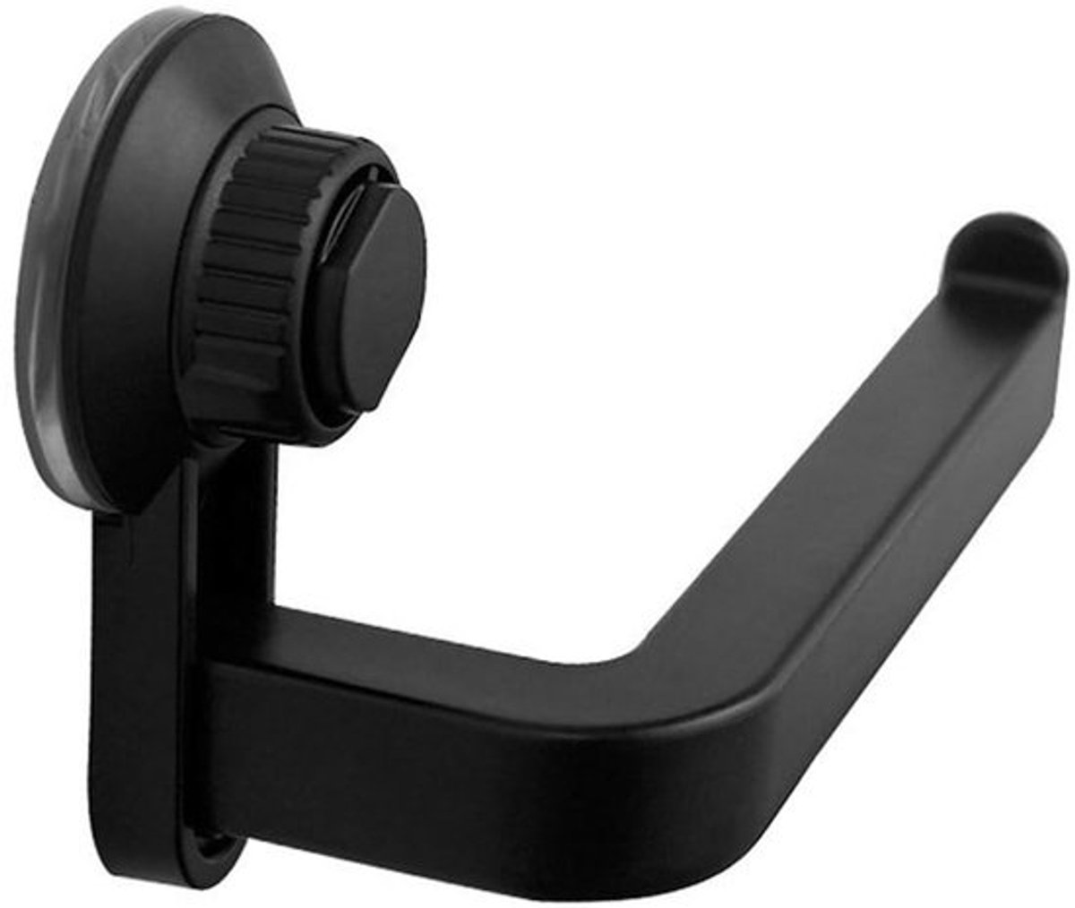 Toiletrolhouder Zonder Boren - Wandrolhouder - Multifunctionele Houder - Zwart - Duurzaam - Geschikt voor Thuis - Wandhouder