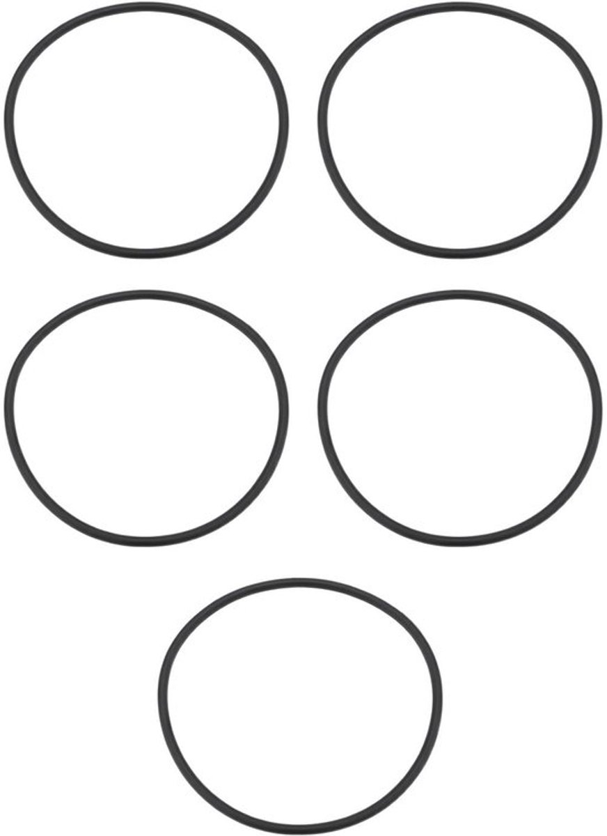 O-ring 5 stuks - rubberen afdichting - compatibel met Kohler 42043 - buitendiameter 41mm - temperatuurweerstand - voorkomt waterlekkage - Afdichtring