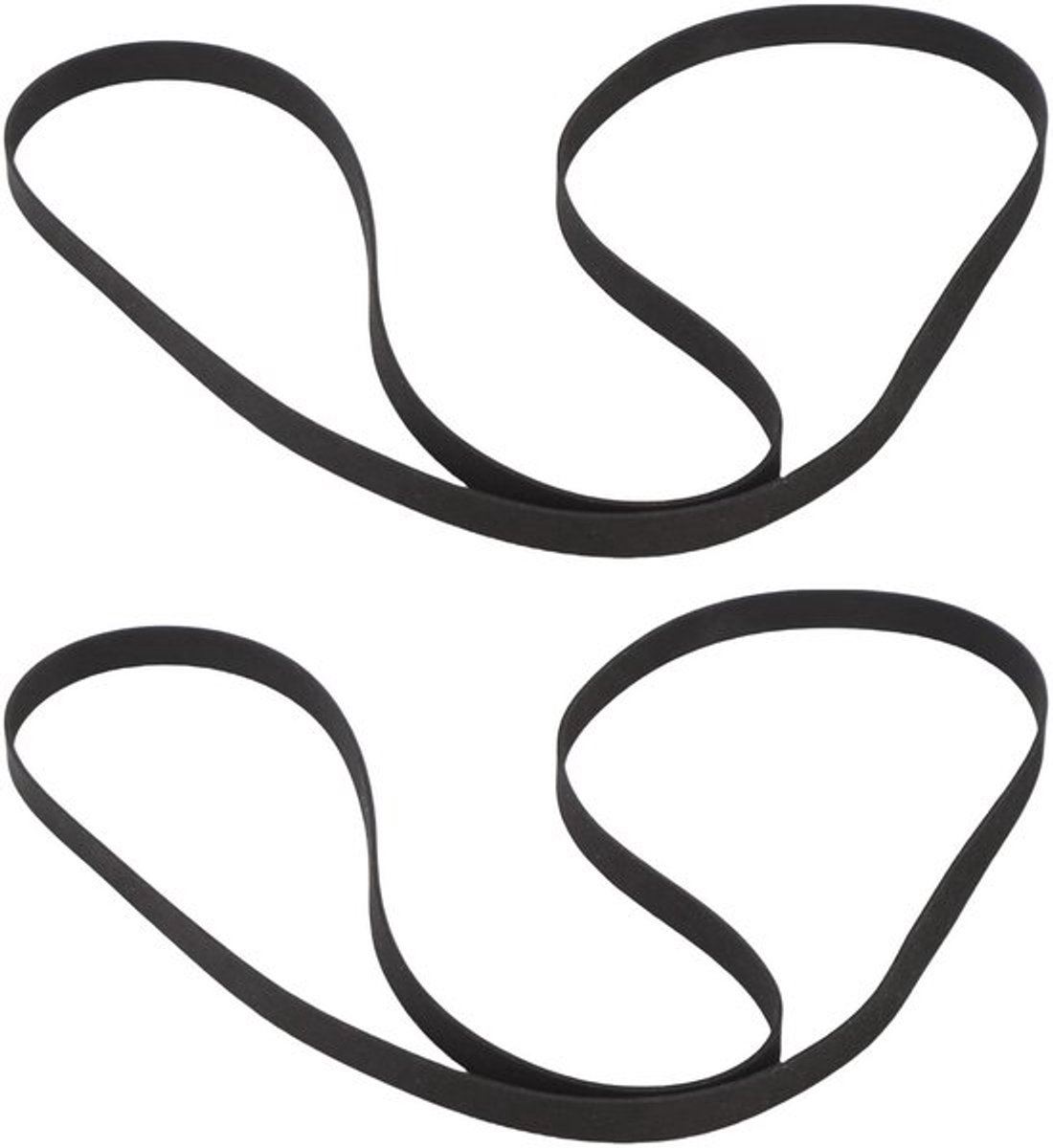 Set van 2 Rubber Draaitafelriemen voor Platenspeler