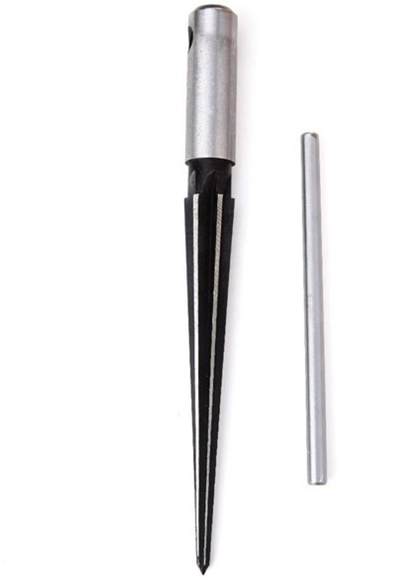 Boor T-vorm - Taps toelopend - Handgereedschap - Gecanneleerd - Koolstofstaal - Afneembaar handvat - Boorhulp