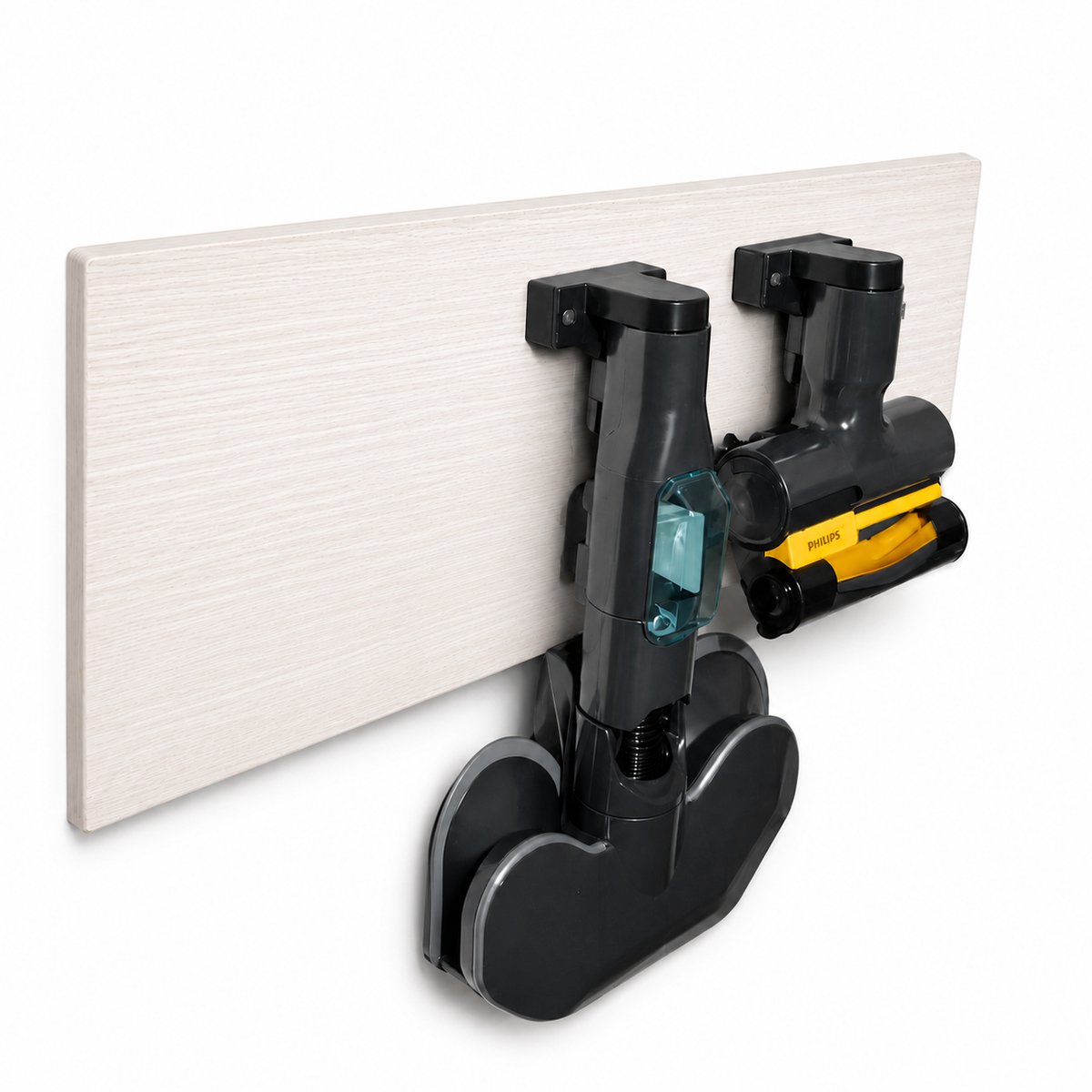 2 Stuks Accessoire Houder Geschikt voor Samsung Jet 75, Jet 85, Jet 95 & Bespoke Jet – Wandhouder voor Stofzuiger Hulpstukken – Wandmontage – Inclusief Schroeven – Set van 2 – Zwart