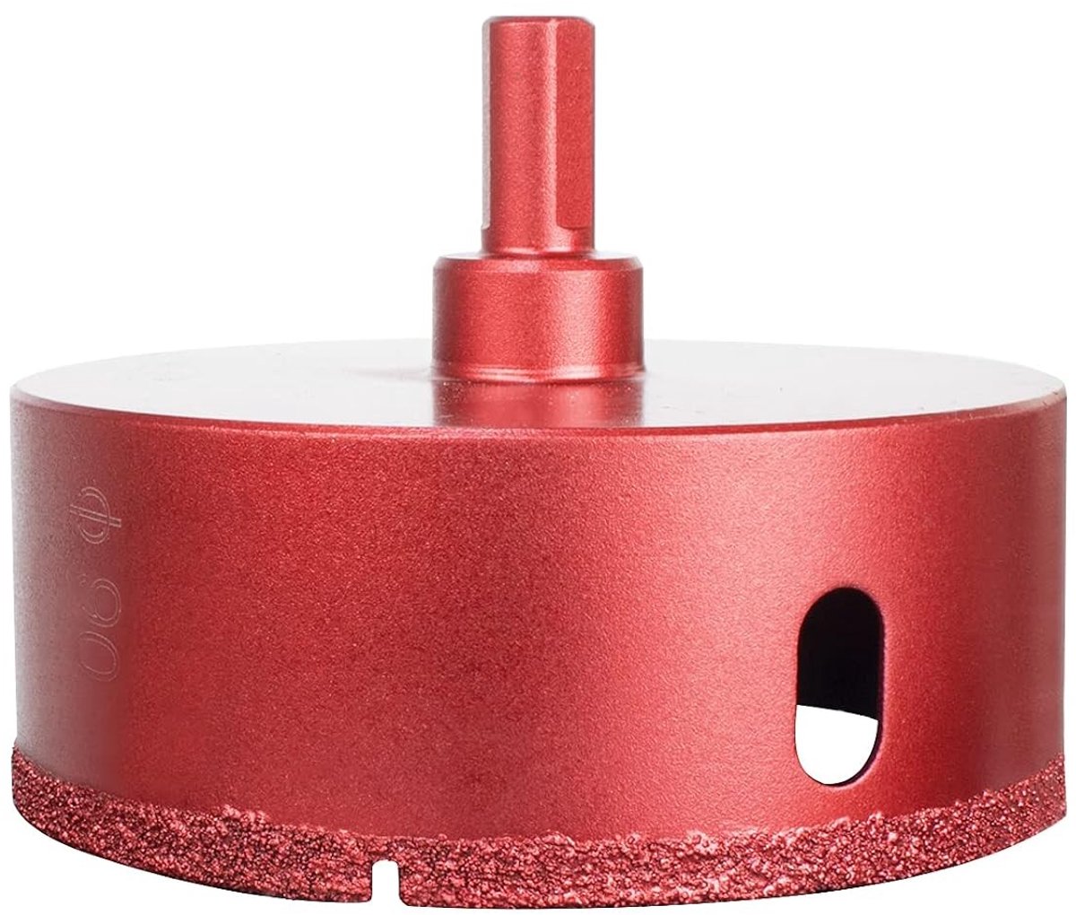 Diamantgecoate Booraccessoires voor Glas, Tegels, Graniet en Marmer - 90mm Prestatiesnijder