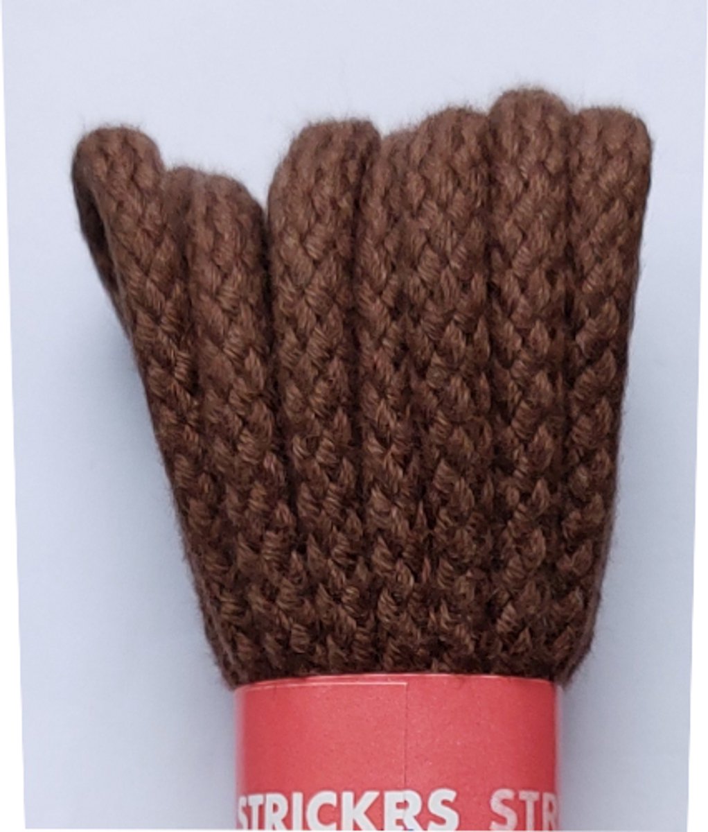 Strickers Veter - Middel Bruin - Rond - Koord Veters - Lengte 150 cm - Dikte 4 mm - Schoenveter