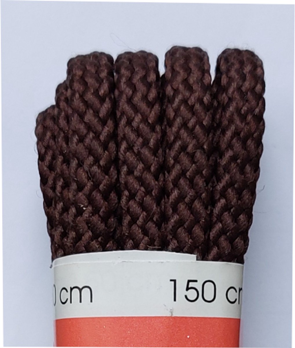 Ronilux Veter - Bruin - Extra Dik Rond - Lengte 150 cm - Dikte 6 mm - Bergschoen - Wandelschoen - Schoenveter