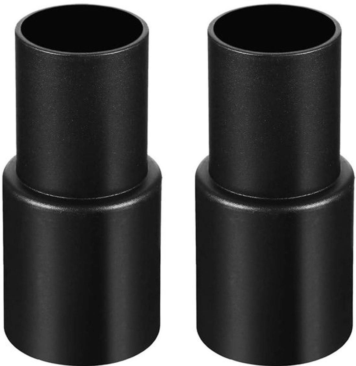 Stofzuigeradapter - Vacuümslangconverter - Universeel 32 mm naar 35 mm - Zwart - Stofafzuiging - 2 Stuks - Geschikt voor diverse stofzuigers