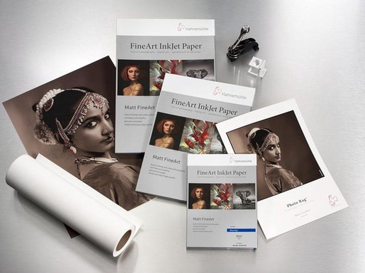 SnelShoppen - Premium Fotopapier A3+ 308 g/m² - Matte Photo Rag Papier voor Professionele Afdrukken, 329 x 483 mm, Wit - Ideaal voor Kunst, Foto's en
