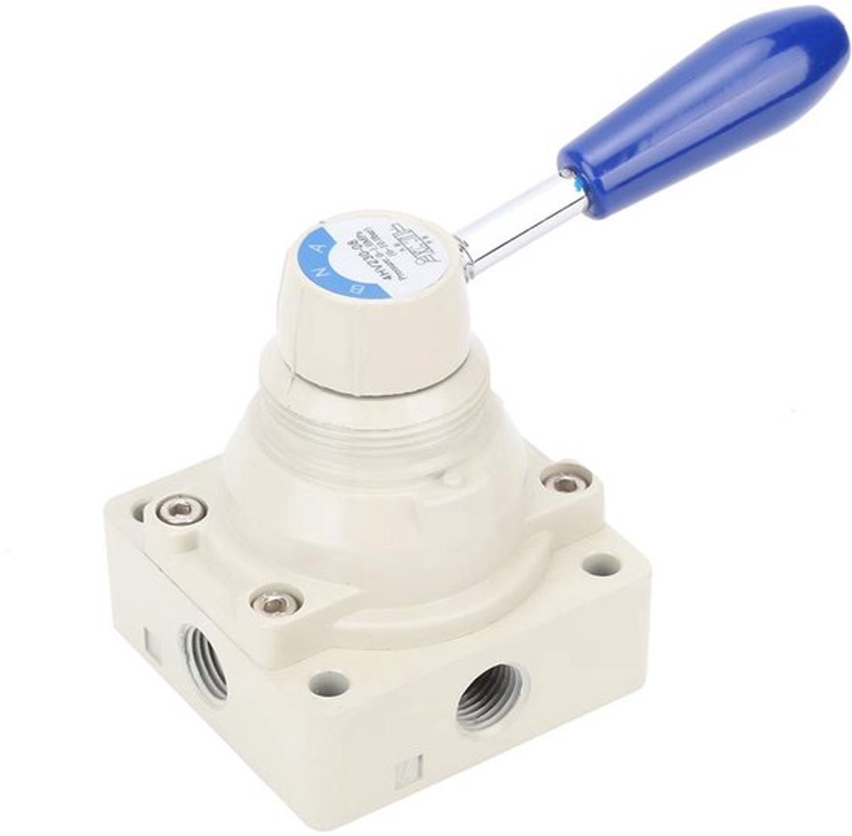 Pneumatische Klep 4-weg 3-positie - Aluminiumlegering - 1/4" PT - Rechtswerkend - Werkdruk 0 ~ 1.0Mpa - Hoogwaardige kwaliteit - Bedieningsklep