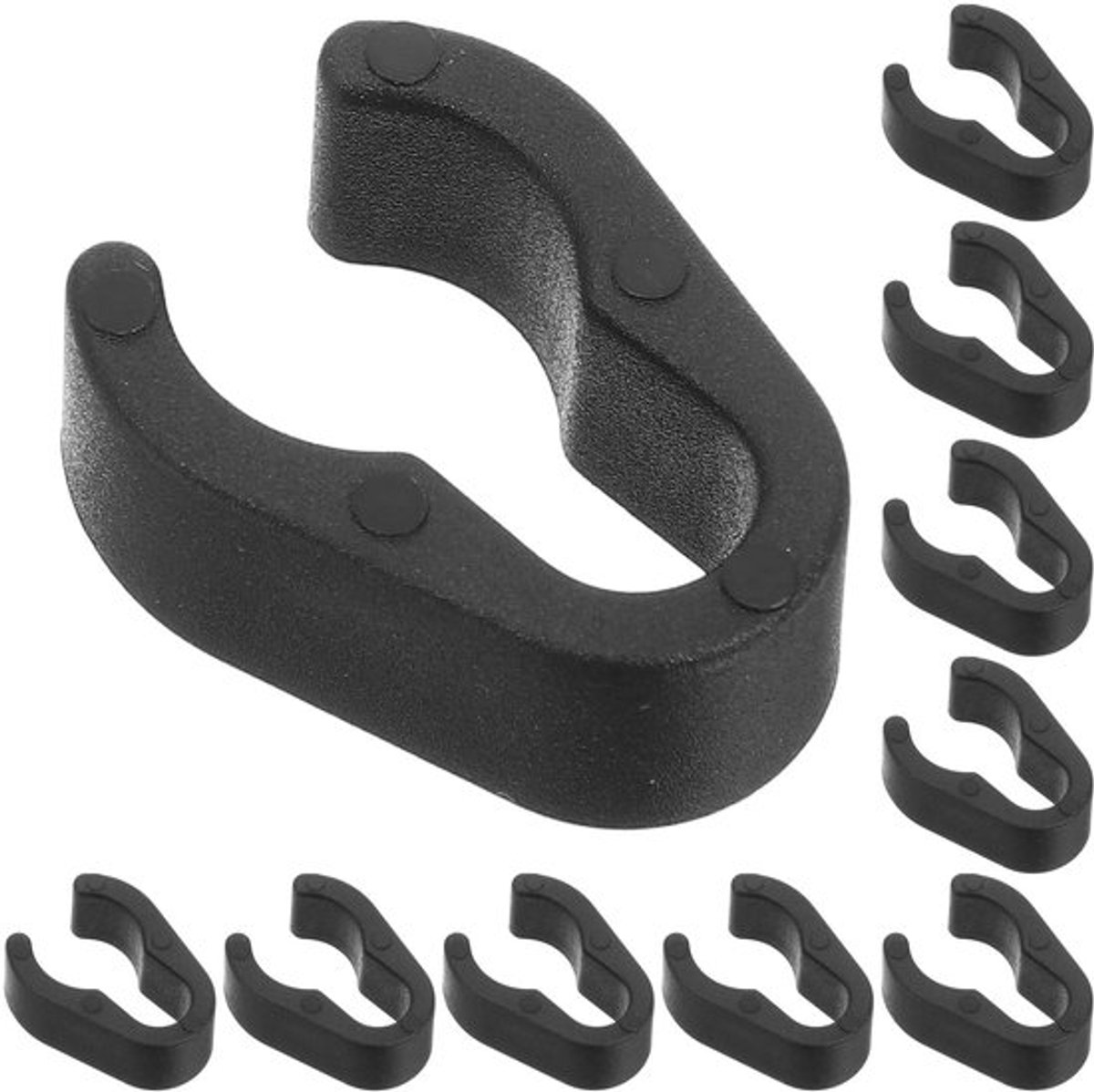 Microfoonkabelklem 10 Stuks - Kabelhouder - Kabelclip - Boomriem - Robuust - Duurzaam Materiaal