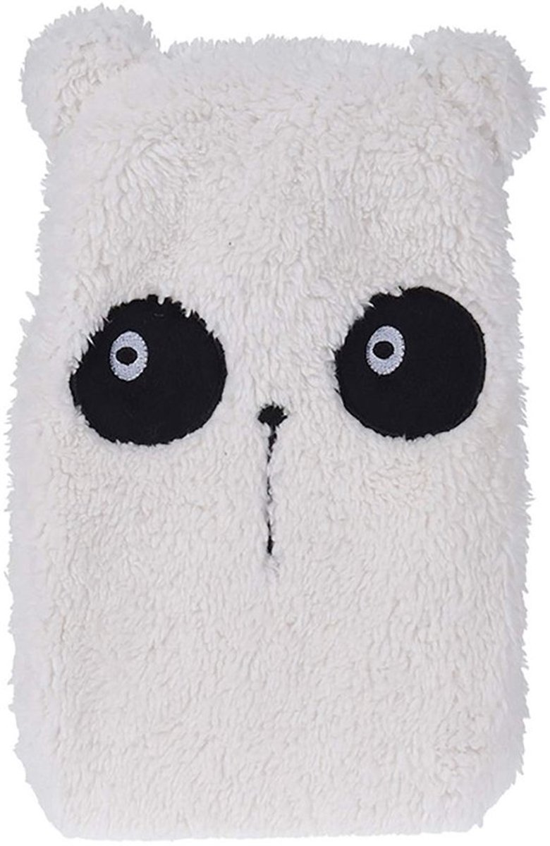 Warmwaterkruik met pluche overtrek - Diermotief - 27 x 17 cm - 0,85 liter - Verwijderbare hoes - Ideaal voor warmte en knuffelen - Warmwaterfles