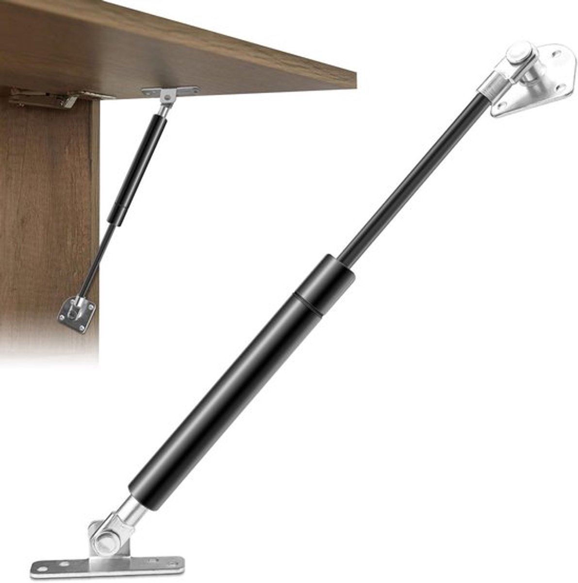 Gasveer 300N - Gasveren - Gasdrukveer - Demper - Voor Kleppen - Hoogwaardige Materialen - Stabiele Sluiting