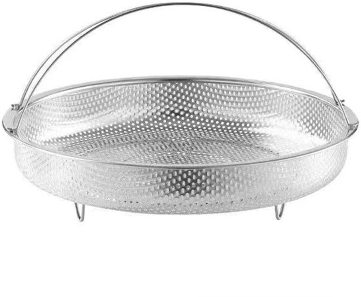 Groentenstoommand Roestvrij Staal - Stoommandje - Stoommand Magnetron - Stevig - Praktisch - Geschikt voor Stoomschalen 22,5 cm