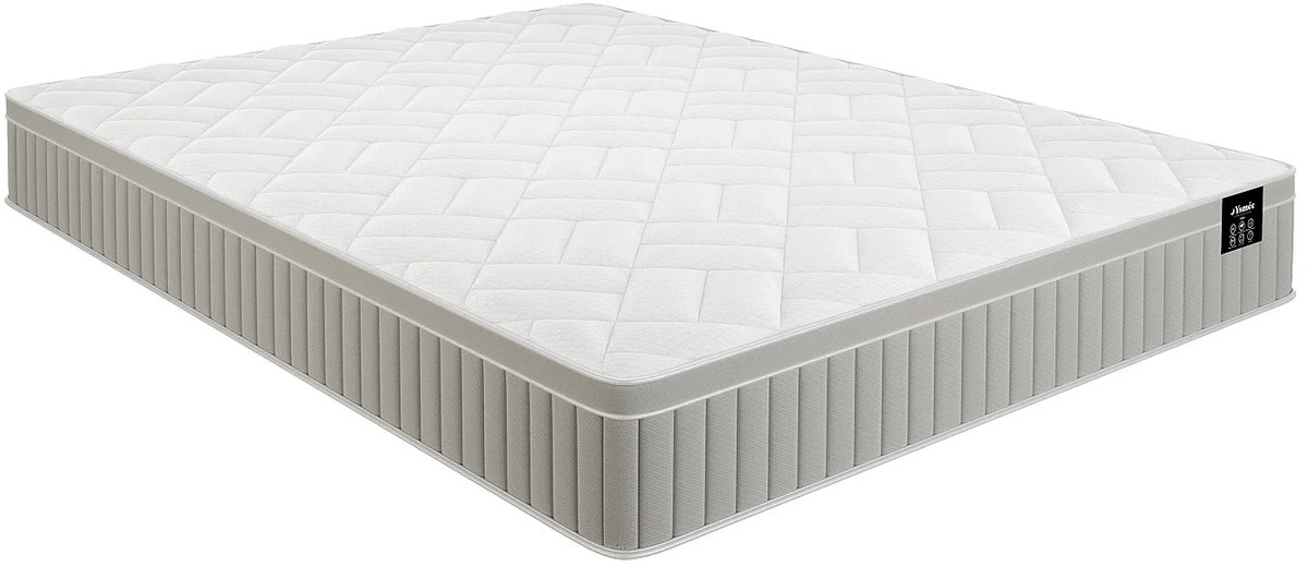 Vente-unique Matras 180 x 200 cm schuim en traagschuim-gel 7 zones dikte 22cm - SOMIRA van YSMÉE