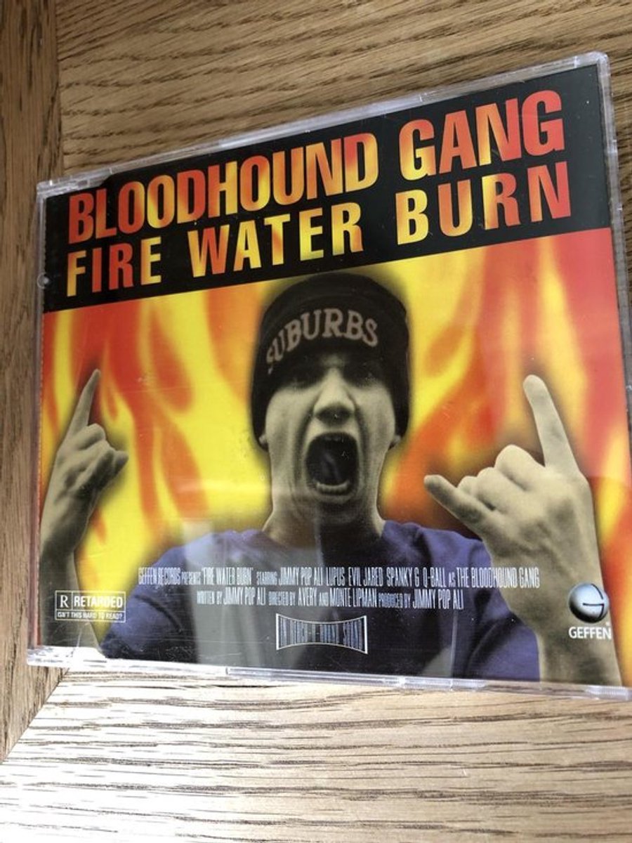 Bloodhound gang fire water burn cd-single