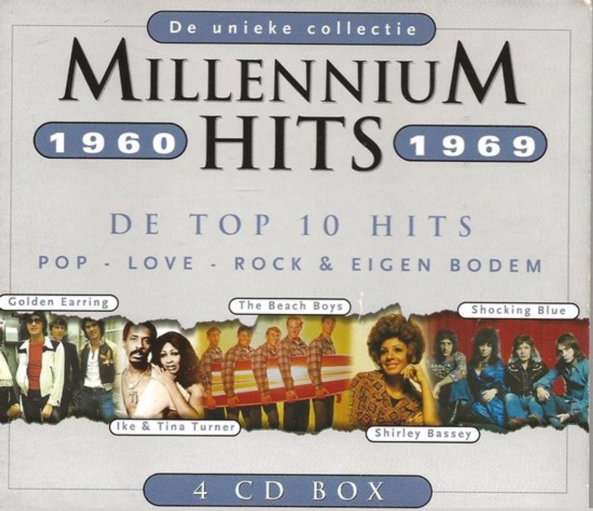 MILLENNIUM HITS 1960-1969 ( 4 cd box )
