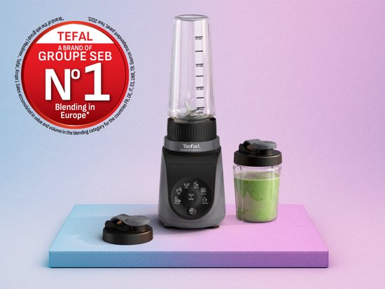 Tefal Blend Up BL1EHB - Blender - Inclusief 2 drinkflessen - 800 W - 6 programma's van Merkloos — afbeelding 2
