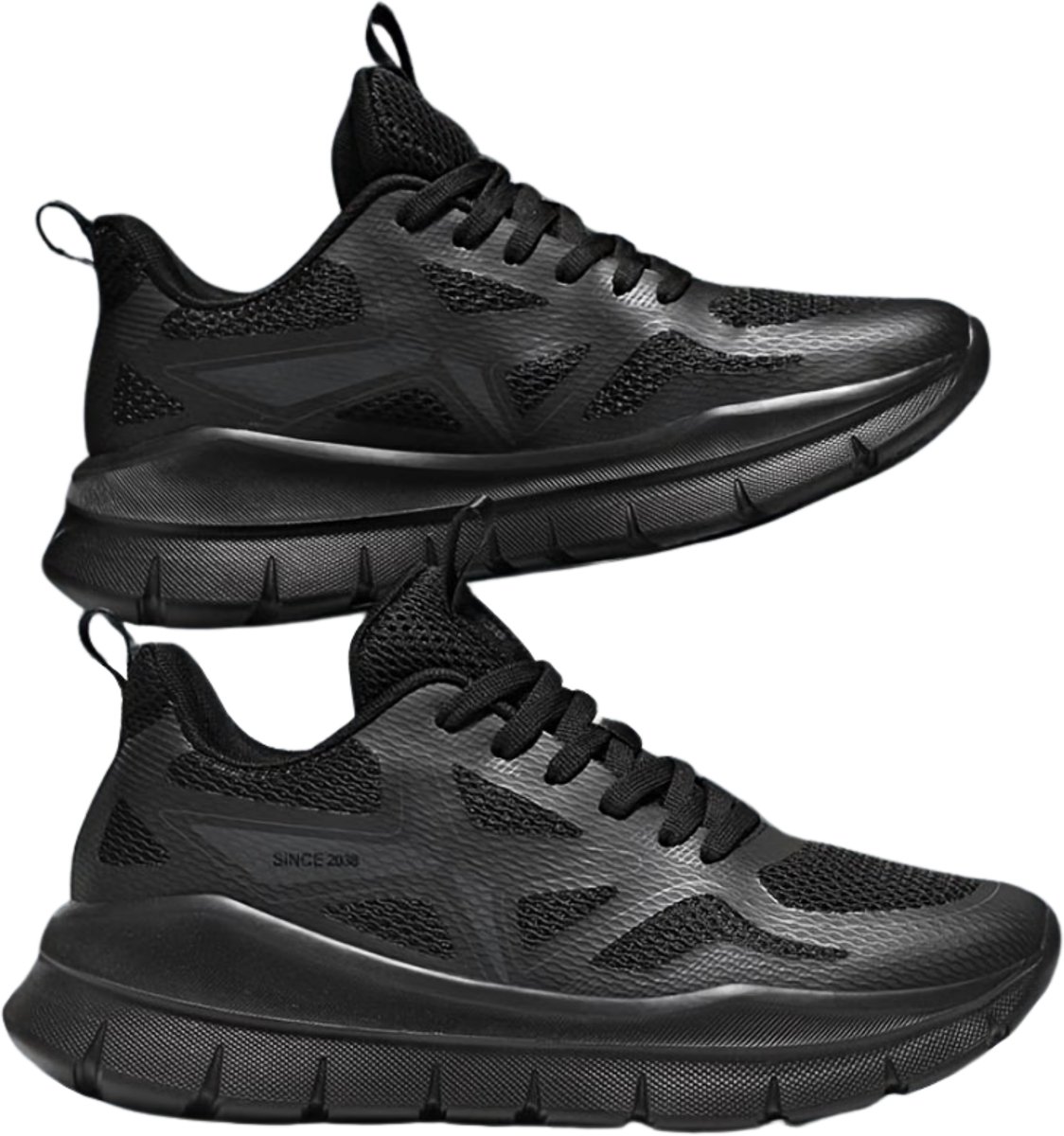 Currero Schoenen Heren Sneakers Comfortabel Wandelschoenen Casual Volwassenen 41 Donkere Nacht