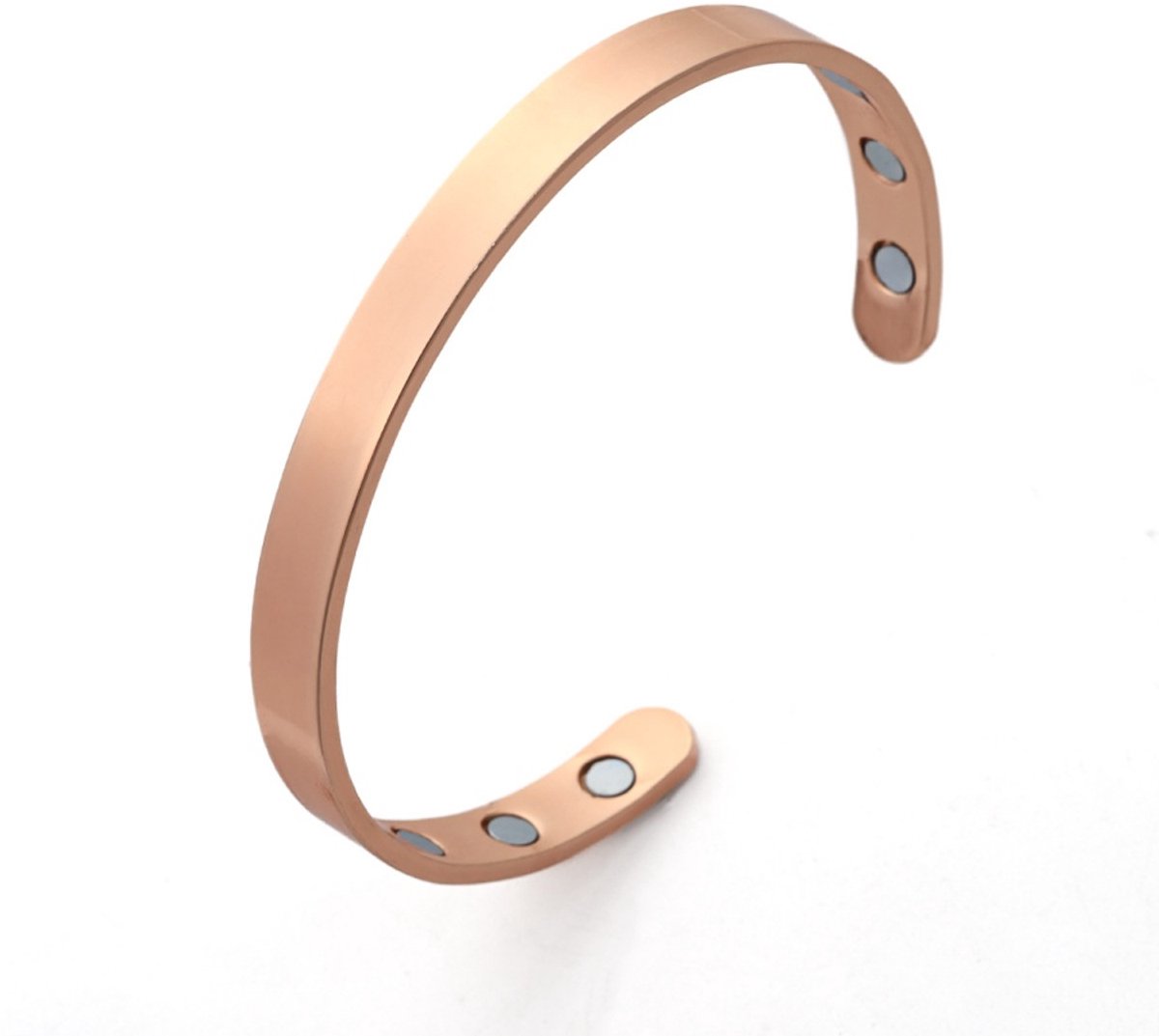 Daity 1 stuck – Magneet Armband – Originele magnetische therapie-armband voor dames en heren – Open armband van roestvrij staal: lichtgewicht en waterbestendig
