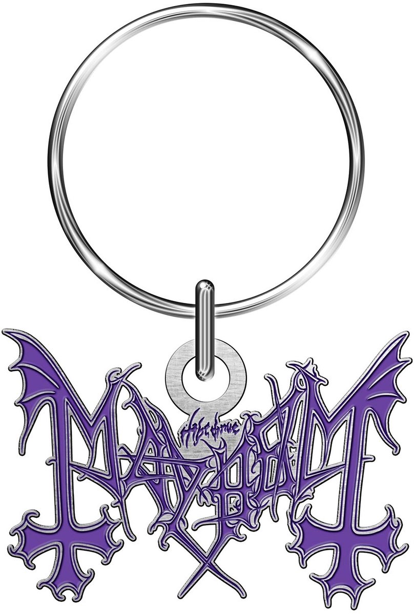 Mayhem - Purple Logo Logo - Sleutelhanger