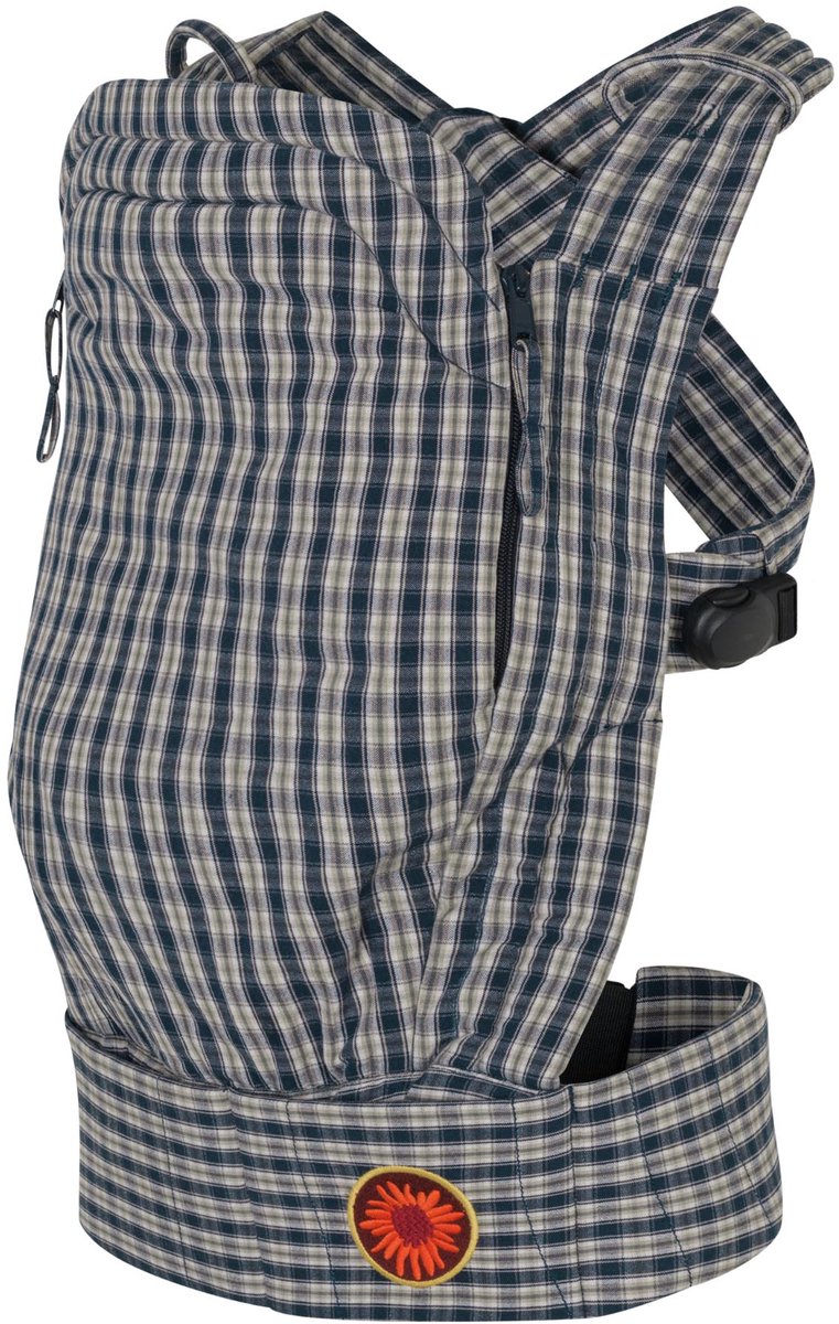 Moova Babydraagzak Balance Signature Collection - Draagzak - Draagzak baby - 3 draagposities - Navy Check