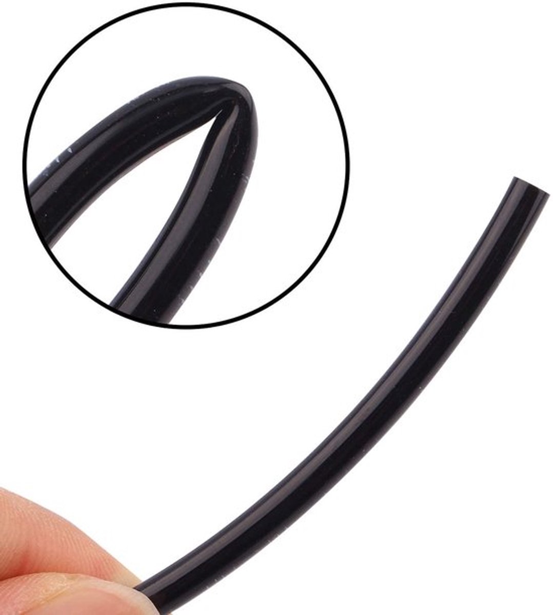 Pneumatische Slang 10 Meter - Flexibele Persluchtslang - Polyurethaanslang - 8 mm/5 mm - 8 Pneumatische Verbindingsstukken - Hoge Drukvastheid
